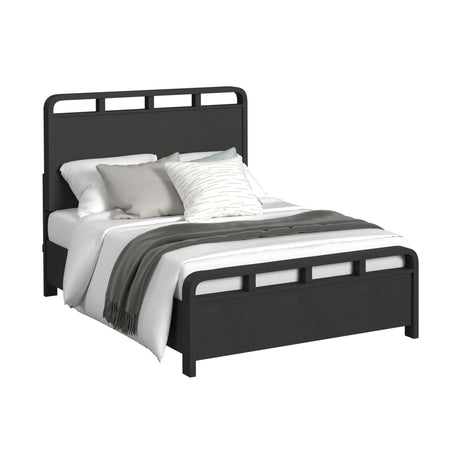  Elements International Ridgemont B-14440-8W-QB Queen Panel Bed IMAGE 1