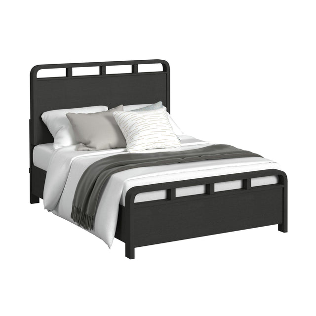  Elements International Ridgemont B-14440-8W-QB Queen Panel Bed IMAGE 1