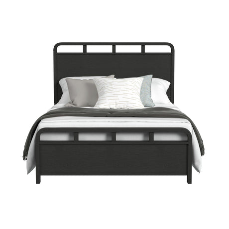  Elements International Ridgemont B-14440-8W-QB Queen Panel Bed IMAGE 2