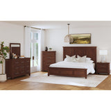  Elements International Canterbury B-13030-5-QB Queen Panel Bed IMAGE 3