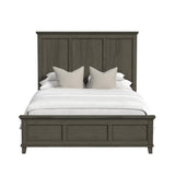  Elements International Canterbury B-13030-3-QB Queen Panel Bed IMAGE 2