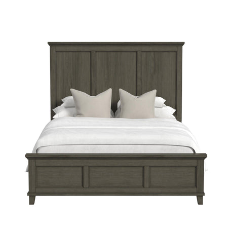  Elements International Canterbury B-13030-3-QB Queen Panel Bed IMAGE 2