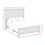  Elements International Canterbury B-13030-7-QB Queen Panel Bed IMAGE 6