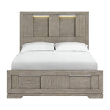  Elements International Kelis B-9770-3-QBL Queen Panel Bed IMAGE 2