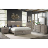  Elements International Kelis B-9770-3-QBL Queen Panel Bed IMAGE 3