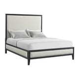  Elements International Versailles Contemporary B-3690-8W-QB1 Queen Panel Bed IMAGE 1