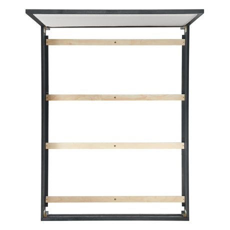  Elements International Versailles Contemporary B-3690-8W-QB1 Queen Panel Bed IMAGE 4