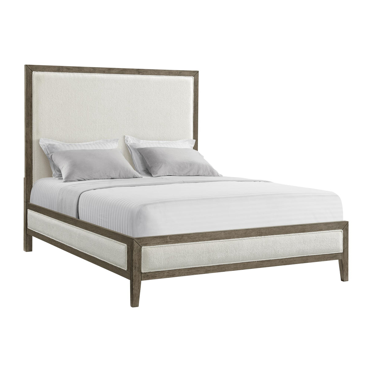  Elements International Versailles Contemporary B-3690-3W-QB1 Queen Panel Bed IMAGE 1
