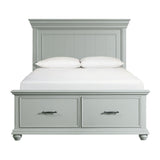  Elements International Slater SR350QB Queen Platform Storage Bed IMAGE 2