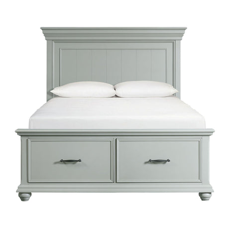  Elements International Slater SR350QB Queen Platform Storage Bed IMAGE 2