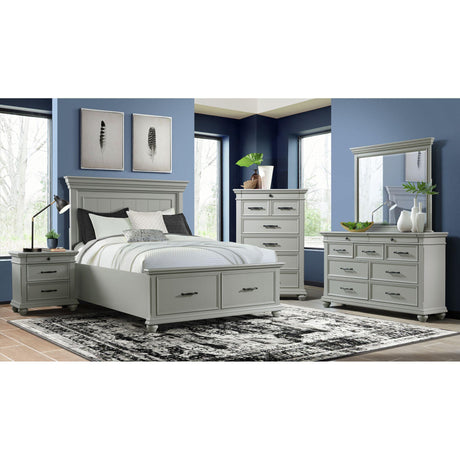 Elements International Slater SR350QB Queen Platform Storage Bed IMAGE 4