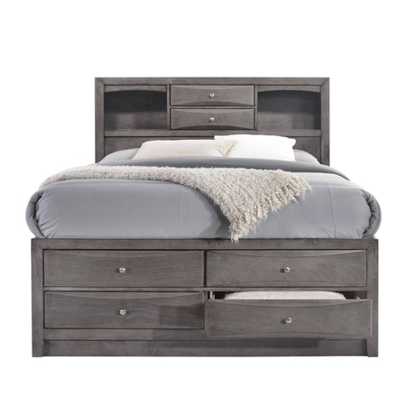  Elements International Emily EG170QB Queen Storage Bed IMAGE 2