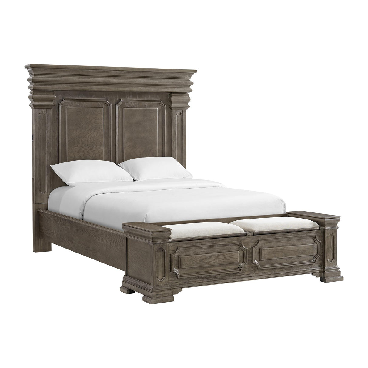  Elements International Kings Court B.10315.QSB Queen Storage Bed IMAGE 1
