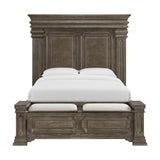  Elements International Kings Court B.10315.QSB Queen Storage Bed IMAGE 2