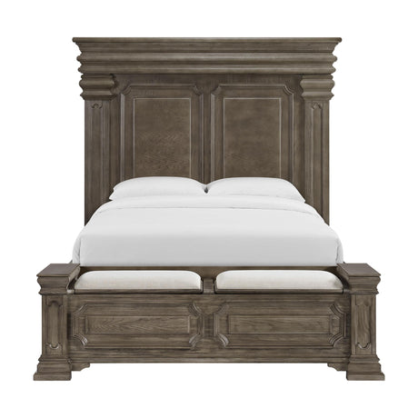  Elements International Kings Court B.10315.QSB Queen Storage Bed IMAGE 2