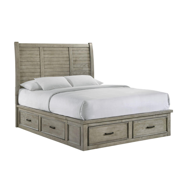  Elements International Sullivan SV300QB Queen Storage Bed IMAGE 1