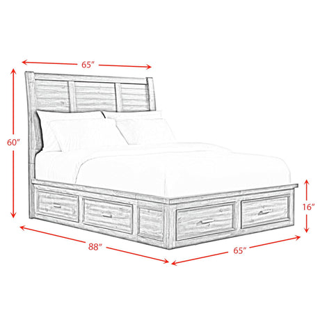  Elements International Sullivan SV600QB Queen Storage Bed IMAGE 7
