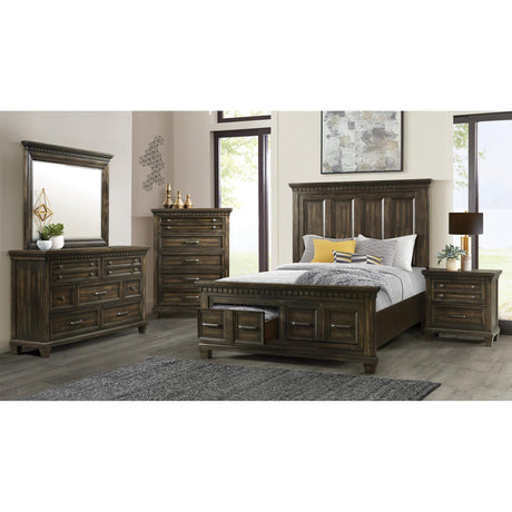  Elements International McCoy B-10530-5-QSB Queen Storage Bed IMAGE 4