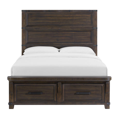 Elements International Colorado City B-13010-8-QSB Queen Storage Bed IMAGE 2