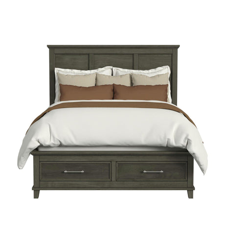  Elements International Canterbury B-13030-3-QSB Queen Storage Bed IMAGE 2