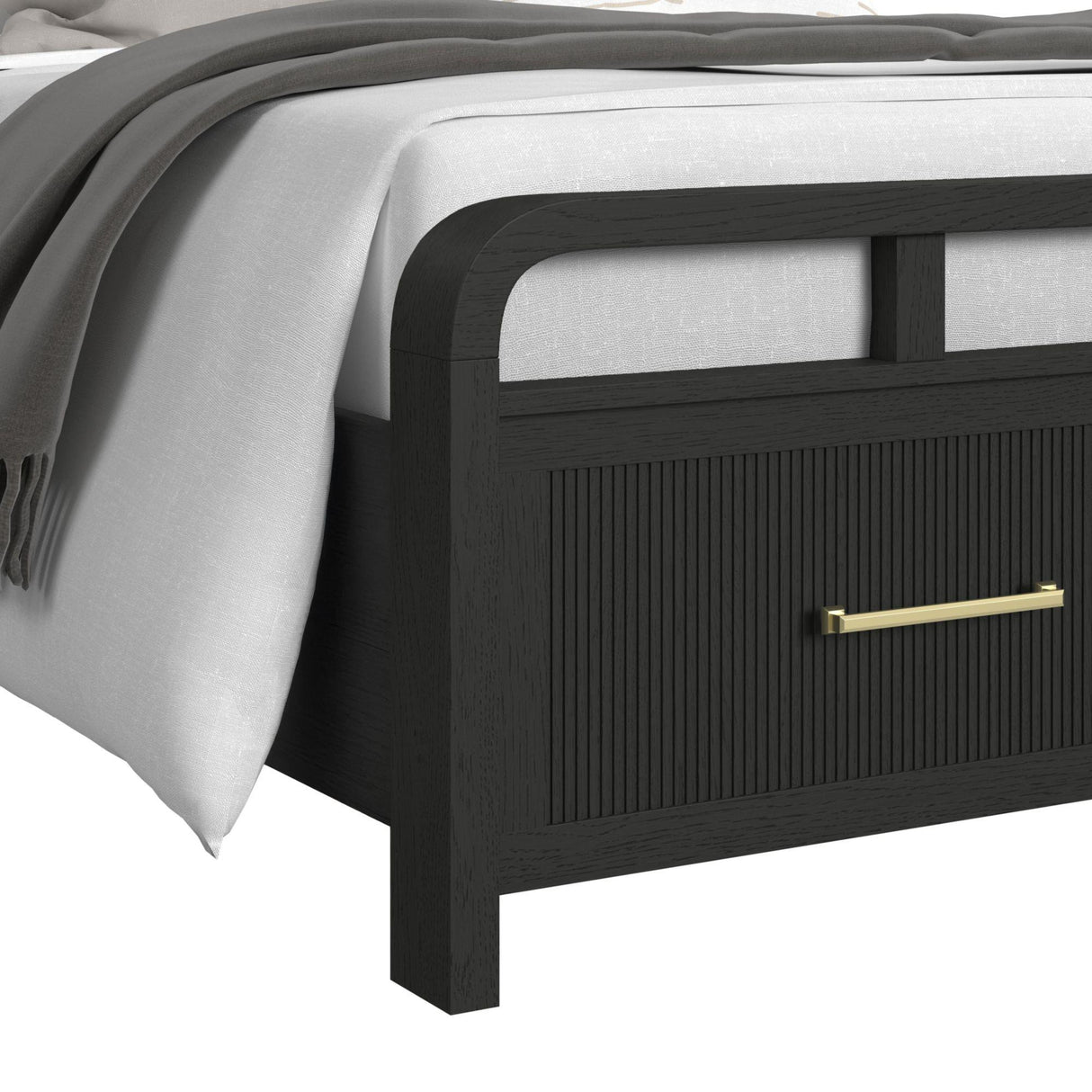  Elements International Ridgemont B-14440-8W-QSB Queen Storage Bed IMAGE 8