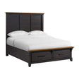  Elements International Montrose B-16670-5-QSB Queen Storage Bed IMAGE 1