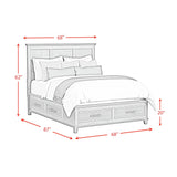  Elements International Canterbury B-13030-5-QSB Queen Storage Bed IMAGE 9