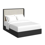  Elements International Rosalie B-16860-8-QB Queen Upholstered Bed IMAGE 1