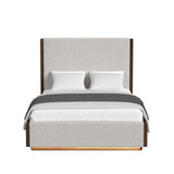  Elements International Brisbane B-16760-5-QUB Queen Upholstered Bed IMAGE 2