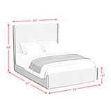  Elements International Brisbane B-16760-5-QUB Queen Upholstered Bed IMAGE 7