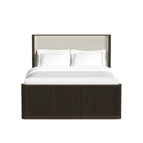  Elements International Sylvie B-16000-5-QUB Queen Upholstered Bed IMAGE 2