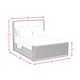 Elements International Sylvie B-16000-6-QUB Queen Upholstered Bed IMAGE 7