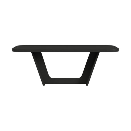  Elements International Ridgemont D-14440-8W-DT Rectangular Dining Table IMAGE 2
