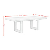  Elements International Avalanche D-11600-7-DT Rectangular Dining Table IMAGE 10