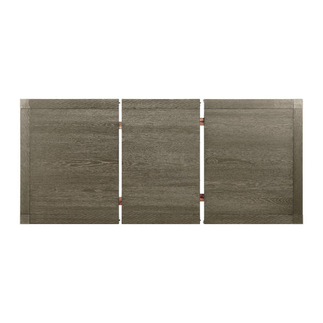 Elements International Versailles Contemporary D-3690-6-DT Rectangular Dining Table IMAGE 5