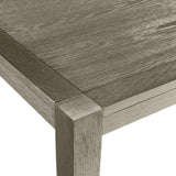  Elements International Versailles Contemporary D-3690-6-DT Rectangular Dining Table IMAGE 6