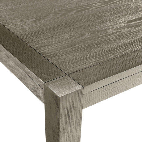  Elements International Versailles Contemporary D-3690-6-DT Rectangular Dining Table IMAGE 6