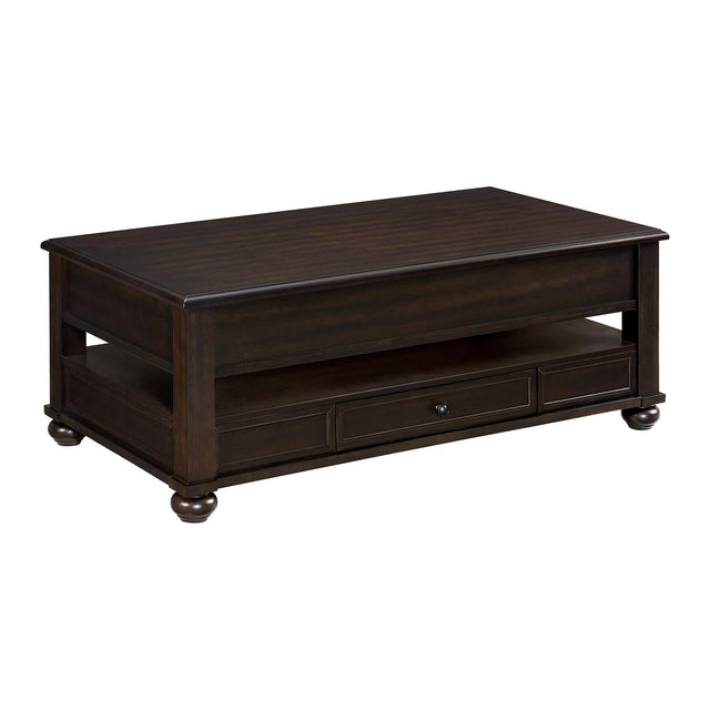  Elements International Wagner T-15740-5-RCT Rectangular Lift-Top Coffee Table IMAGE 1