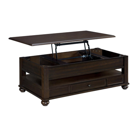  Elements International Wagner T-15740-5-RCT Rectangular Lift-Top Coffee Table IMAGE 2