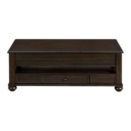  Elements International Wagner T-15740-5-RCT Rectangular Lift-Top Coffee Table IMAGE 3