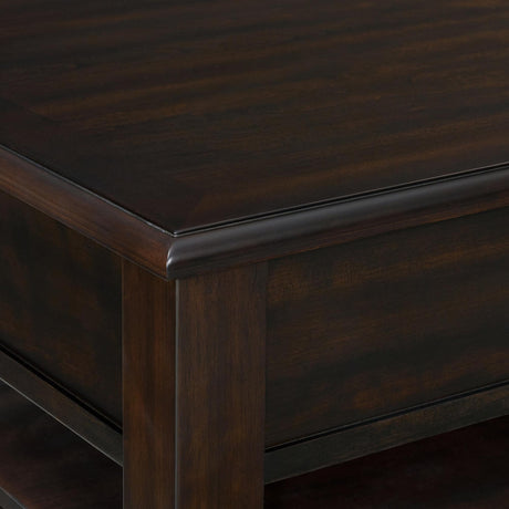  Elements International Wagner T-15740-5-RCT Rectangular Lift-Top Coffee Table IMAGE 5