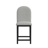  Elements International Portland D-1710-8-BST2 Round Back Barstool IMAGE 2