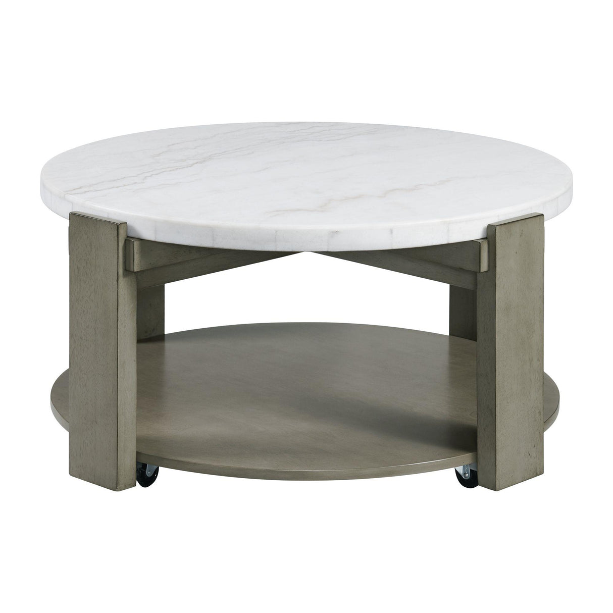  Elements International Rosamel T.17820.CT Round Coffee Table IMAGE 2