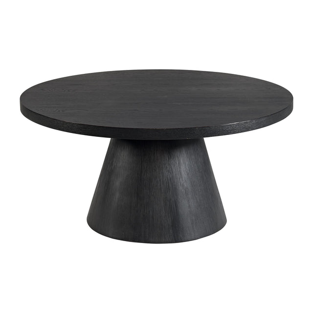  Elements International Portland T-1710-8-CT1 Round Coffee Table IMAGE 1