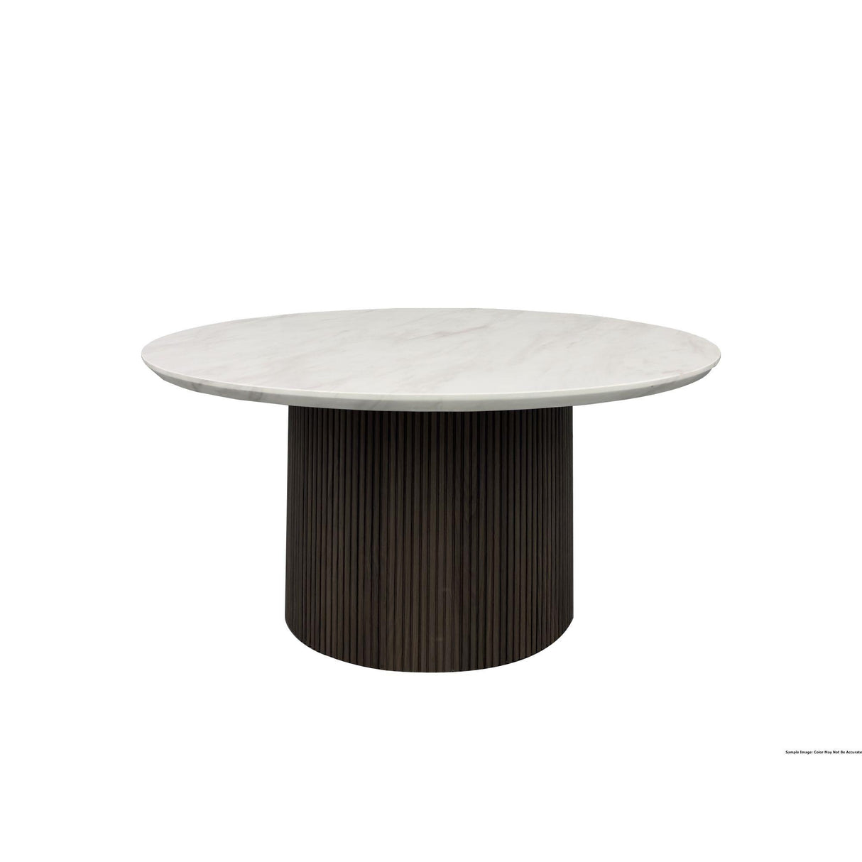  Elements International Sylvie T-16000-5-RCT Round Coffee Table IMAGE 1