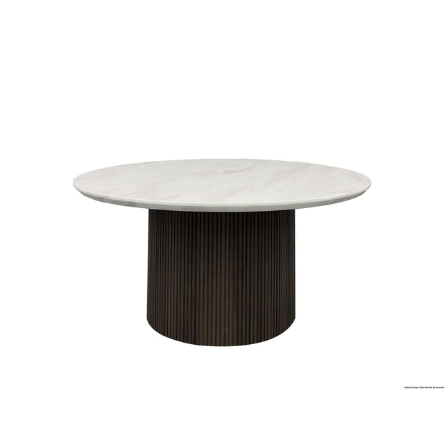  Elements International Sylvie T-16000-5-RCT Round Coffee Table IMAGE 1