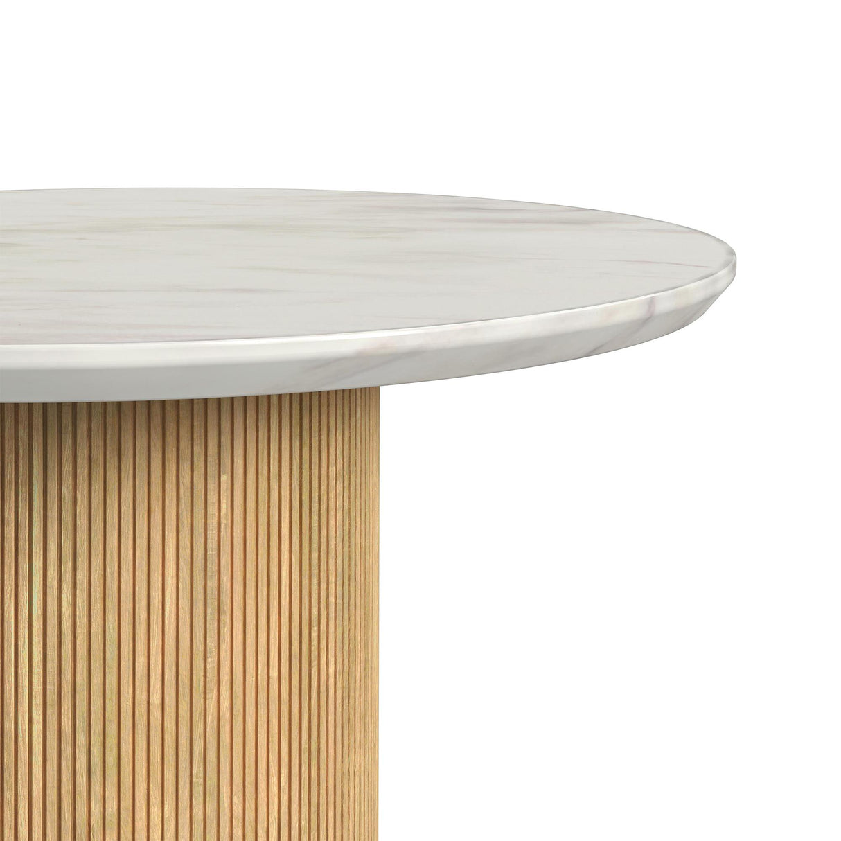  Elements International Sylvie T-16000-6-RCT Round Coffee Table IMAGE 5