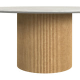  Elements International Sylvie T-16000-6-RCT Round Coffee Table IMAGE 6