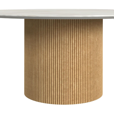  Elements International Sylvie T-16000-6-RCT Round Coffee Table IMAGE 6