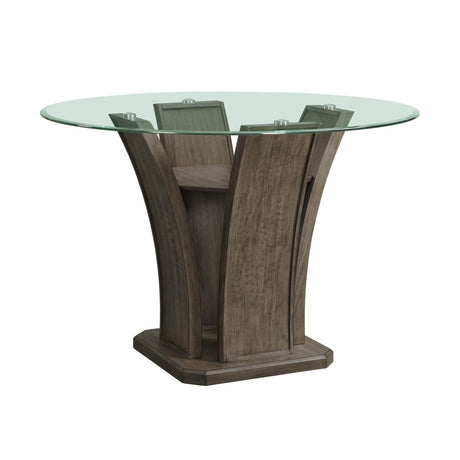  Elements International Dapper DPR300RCDTTB Round Counter Table IMAGE 1